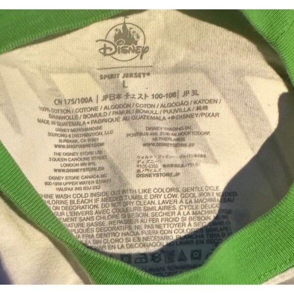Disney Buzz Lightyear To Infinity Toy Story Spirit Jersey Adult Size Large - Picture 3 of 4